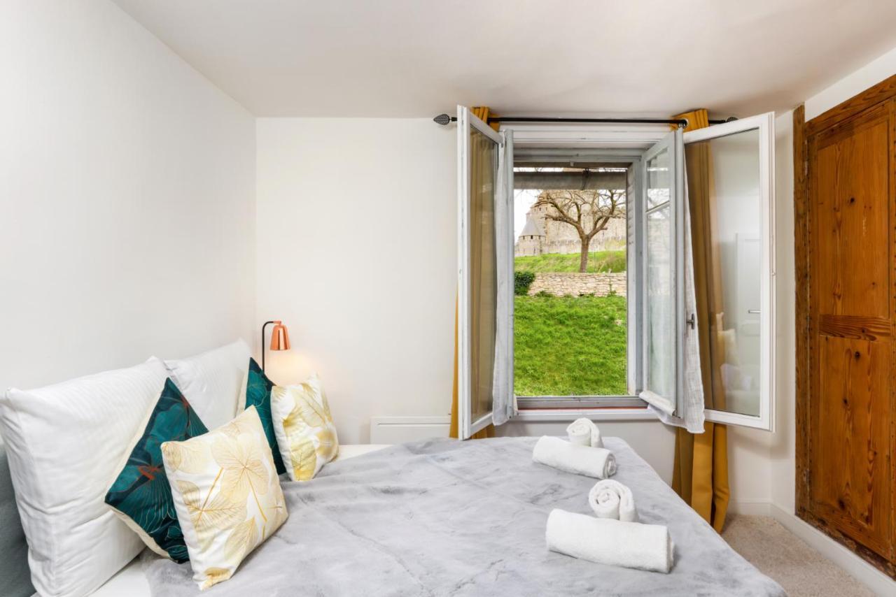 Le Pied A Terre De La Cite - Parking Au Pied De La Cite Apartment การ์กาซอน ภายนอก รูปภาพ